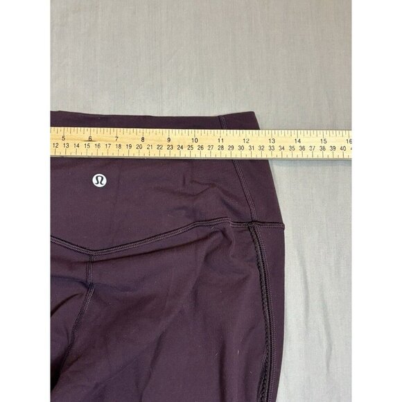 Lululemon Size 6 Mesh Side and Pocket Full Length Legging - Picture 6 of 7